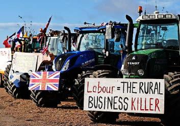 Clarkson's farm hosts protest on inheritance tax