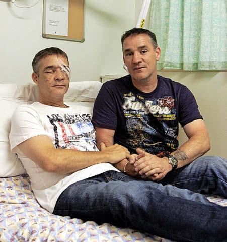 'When I heard my brother was dead I crawled under my desk and wailed...'