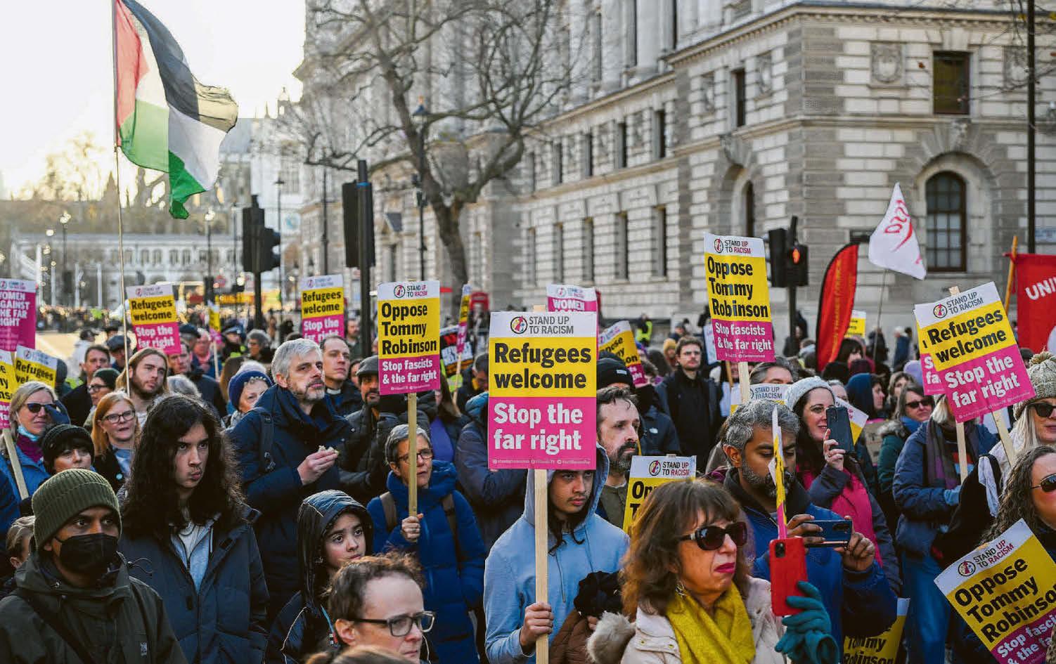 Counter protest and church concern over far-right carols