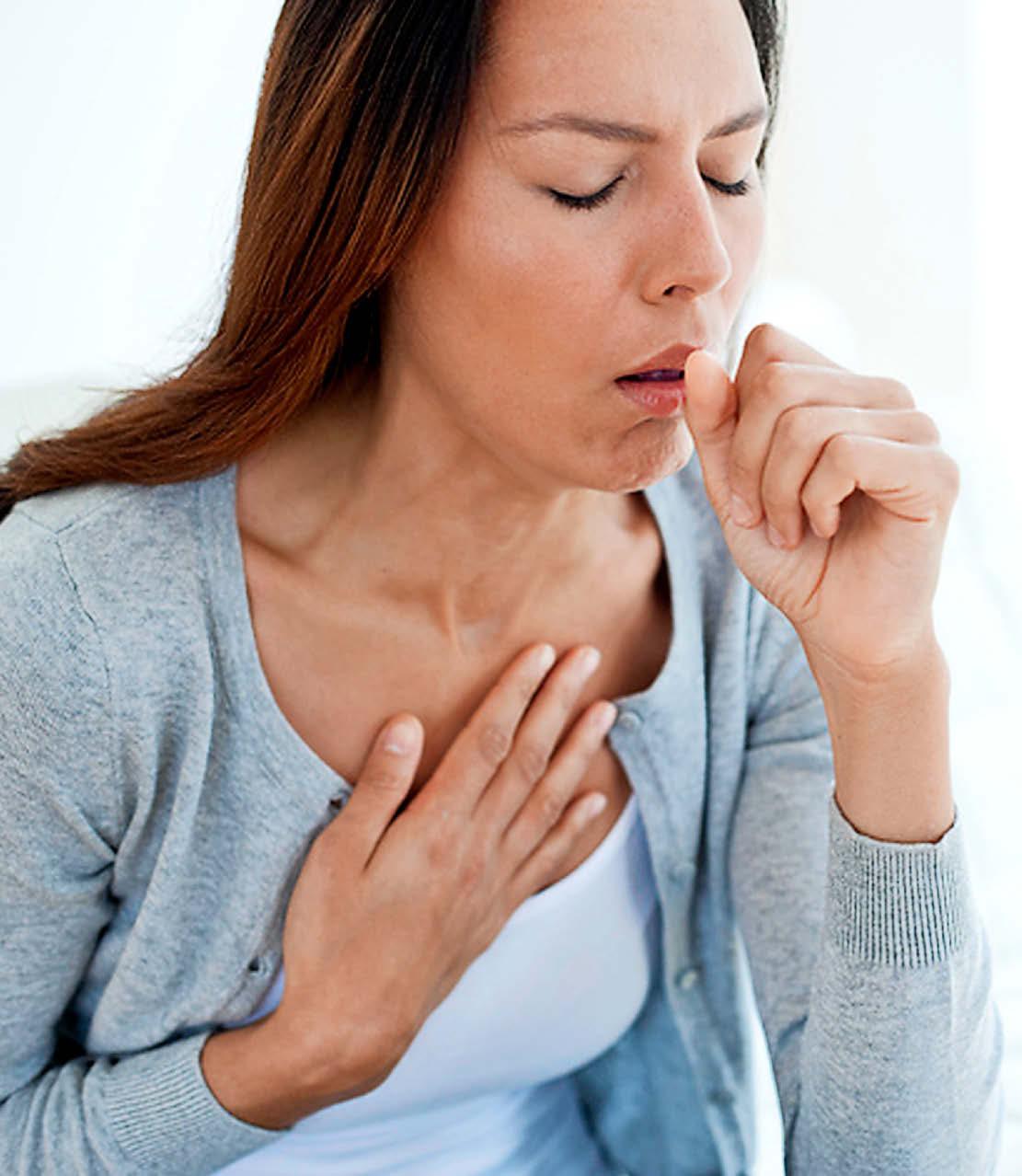 Coughing around the Christmas tree