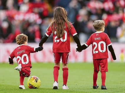 Fans and family bid farewell to a Liverpool legend