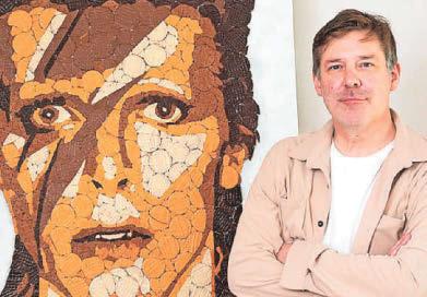 Artist portraits take the biscuit