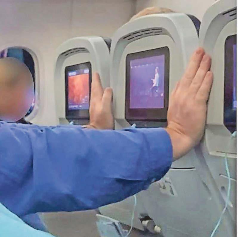 Flight passenger's crazy move to stop seats from reclining