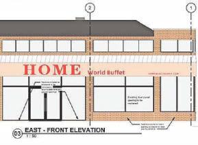 World buffet plan for former store