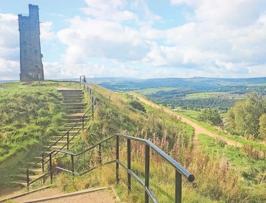 Castle path almost clear