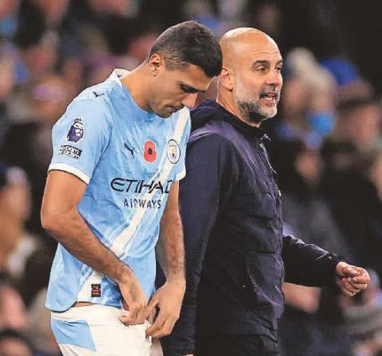 Guardiola unlikely to risk Rodri in Liverpool clash