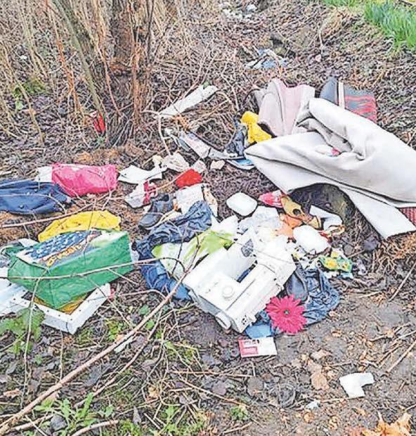 Fly-tipping hotspots named - but council is clearing backlog