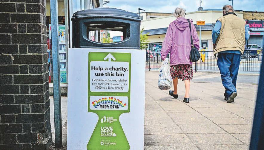 'Tables turned' on litterbugs as town cleans up its act