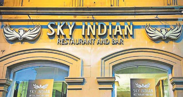 Sky's the limit for Indian restaurant