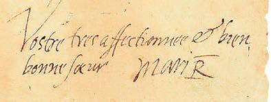 Mary's last letter to go on display again