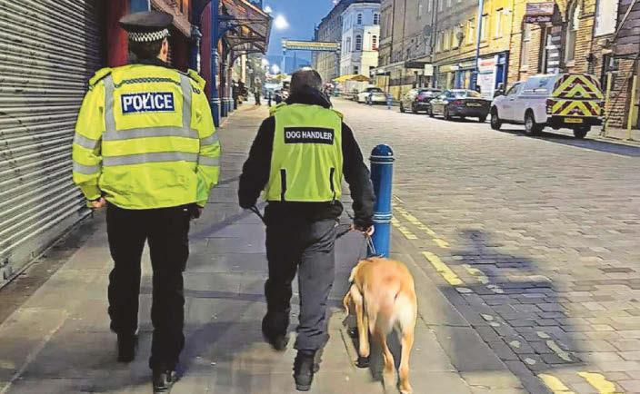 Seven arrests as police increase patrols in town
