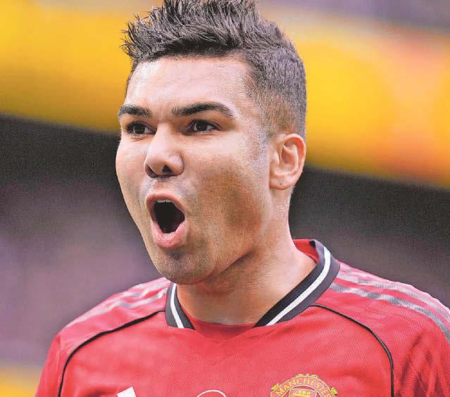 Casemiro leaves Utd in summer as contract runs down