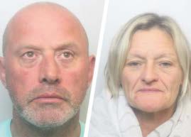 Former couple jailed after robberies