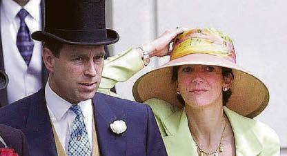 Ghislaine asked Andrew for Epstein b'day tribute