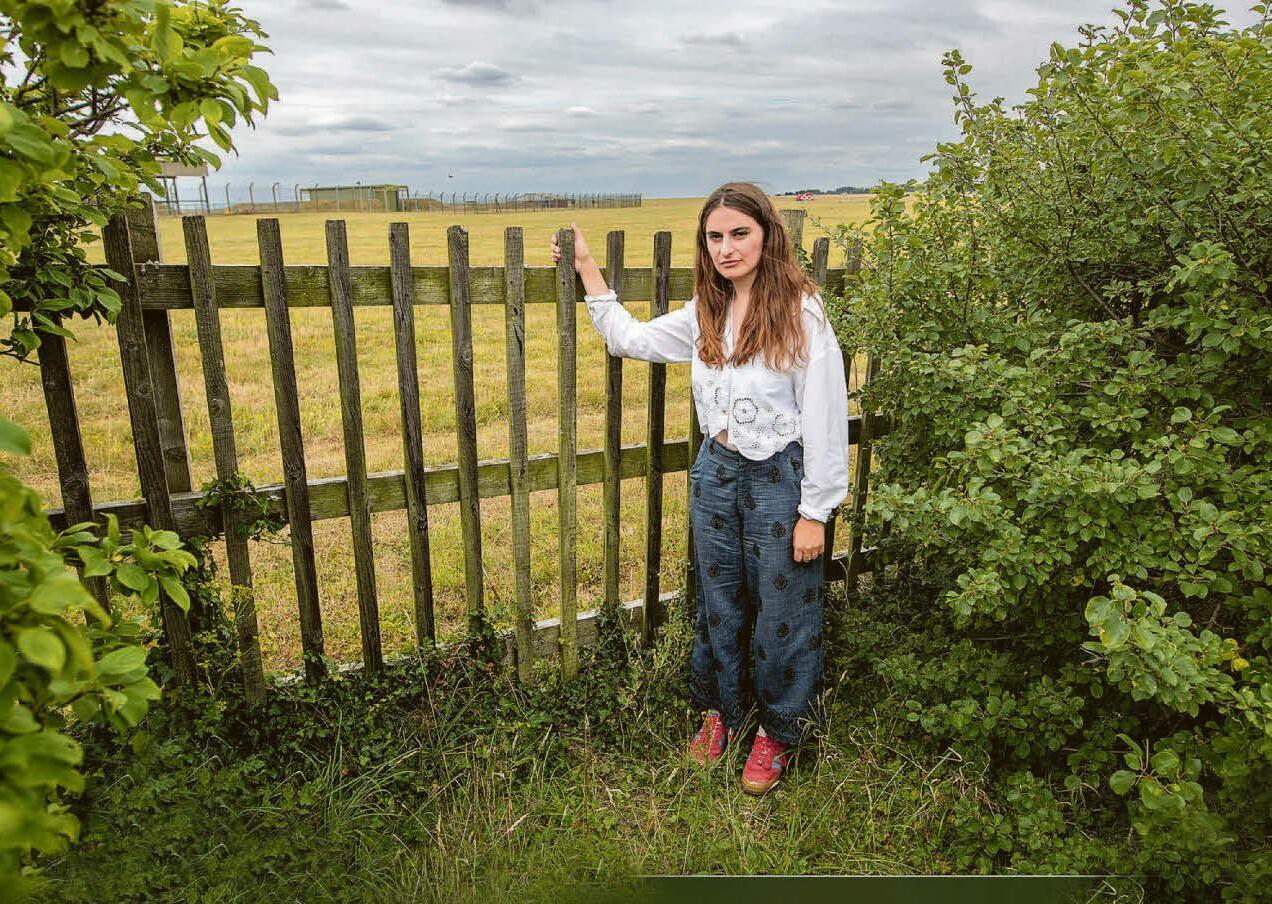 Rickety fence protects nuclear airbase