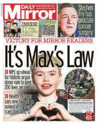 Hero surgeon: Story of Max's heart donor really touched me