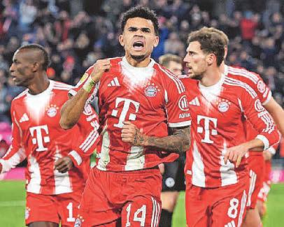 Bayern find winning goals in Nic of time