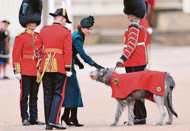 Princess buys St Patrick's Day pint for troops