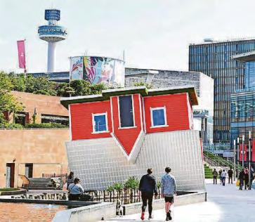 STRAIGHT UP! CITY'S UPSIDE DOWN HOUSE COULD BE STAYING PUT