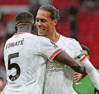 Ibou's ahead of me already, says Reds skipper Virgil