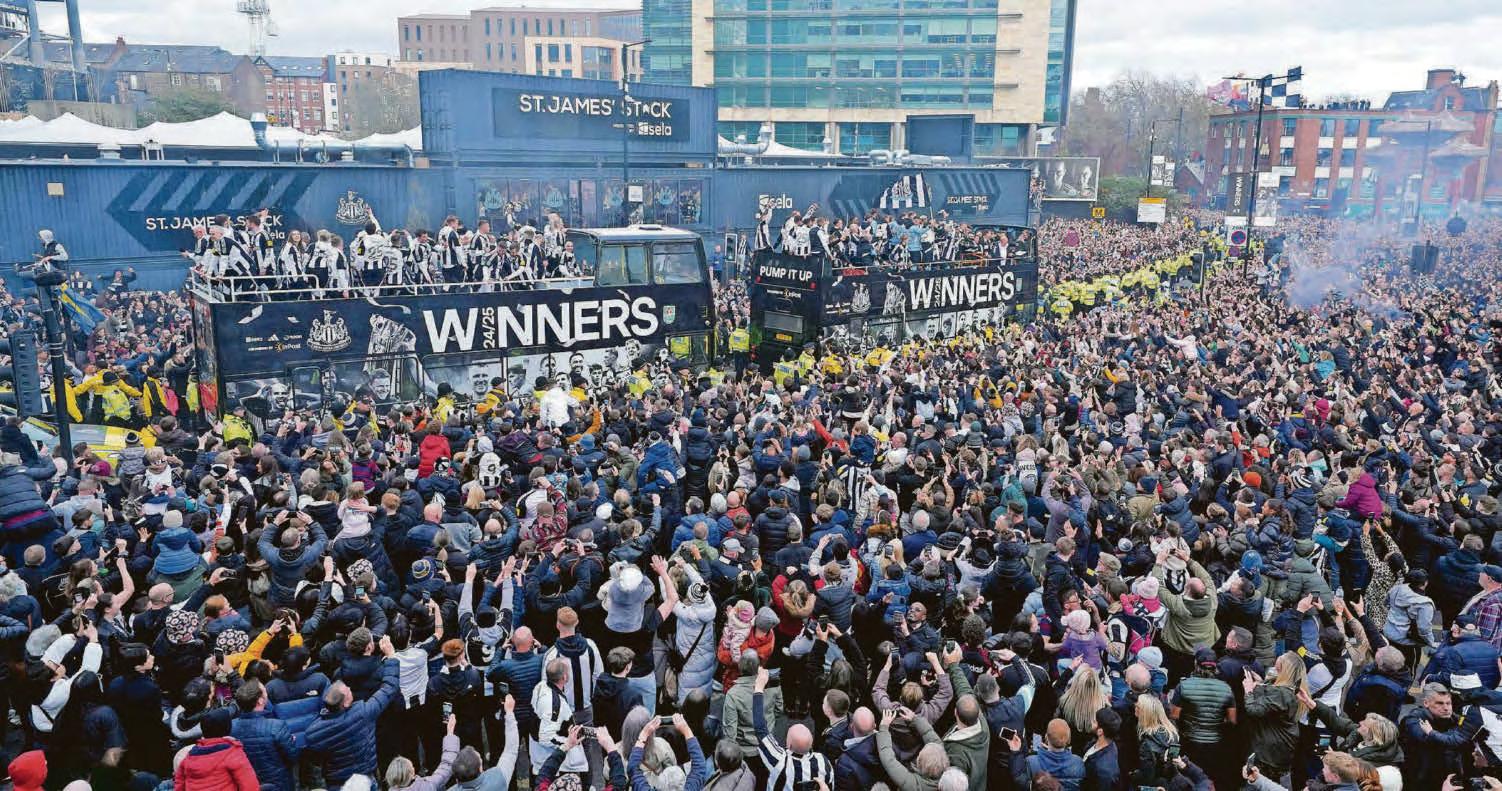 Cup parade showed off 'city at its brilliant best'