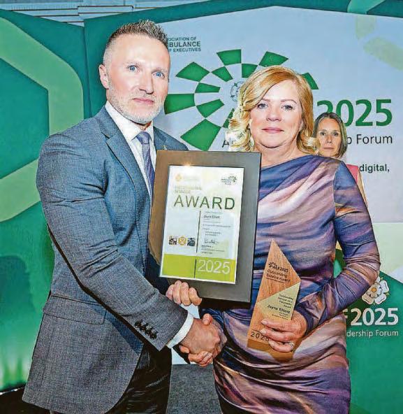 Local paramedic recognised nationally for outstanding service at awards