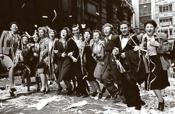 A momentous day to party like it's 1945