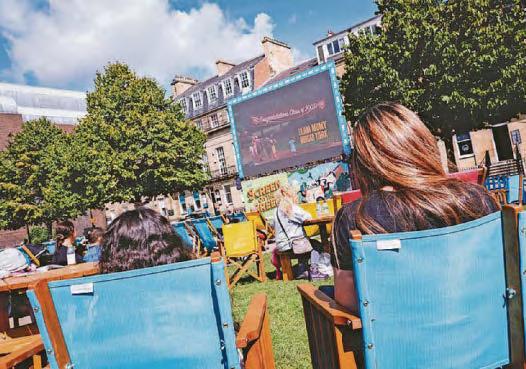 Get the popcorn out and blankets ready for outdoor cinema
