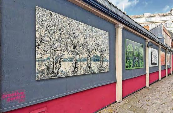 Fresh life and colour for run down streets