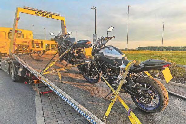 Four bikes seized as police crack down on nuisance riders