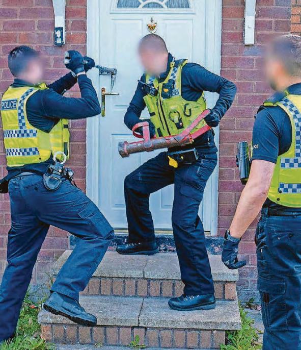 Weapons sweeps form part of targeted patrols