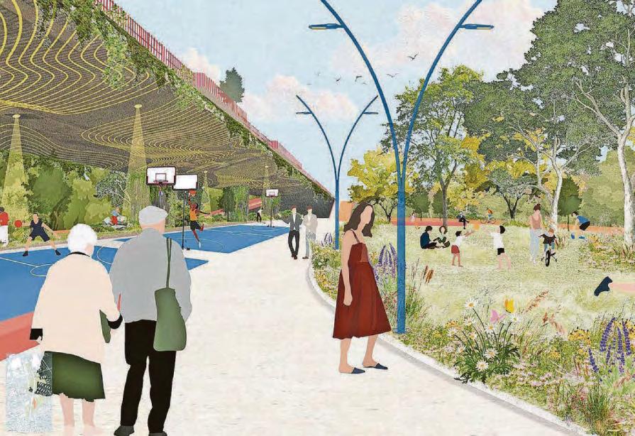 Green visions for flyover