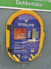 'A real low act': football club's defibrillator taken