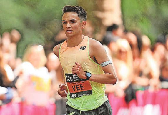 Yee 'energised' by marathon ahead of triathlon return