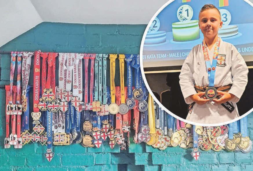 Talented karate World Champion has over 100 gold medals aged just nine