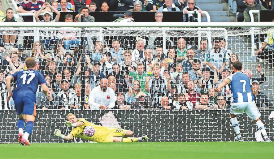 Debutant Ramsdale is penalty hero but Magpies denied first win of the campaign