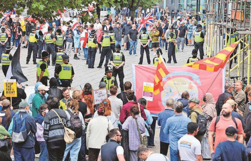 One arrest after latest asylum policy protests
