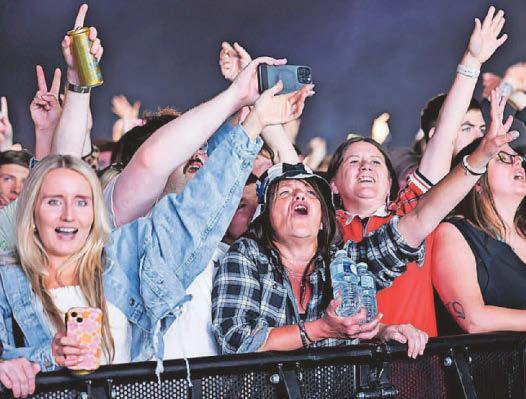 US rockers bring first festival to roaring close