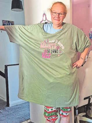 'I couldn't shop for clothes in shops as there weren't many places that sold big sizes'