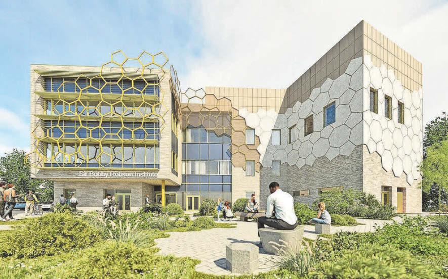 Vision for Sir Bobby's cancer research centre