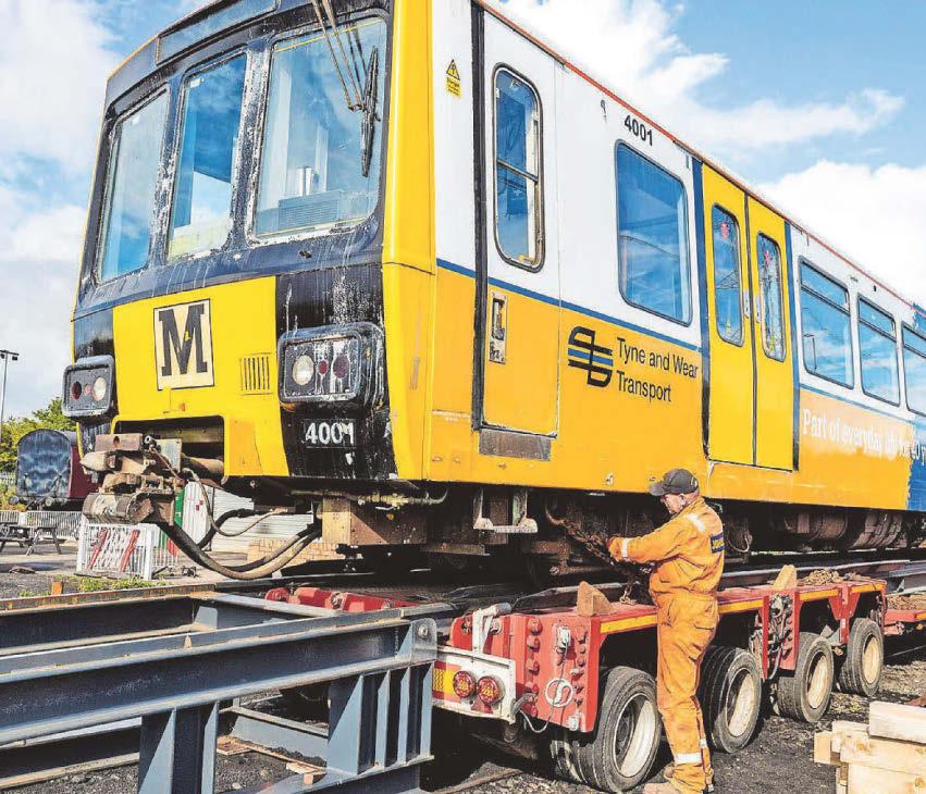 First ever Metro train donated to Stephenson Steam Railway