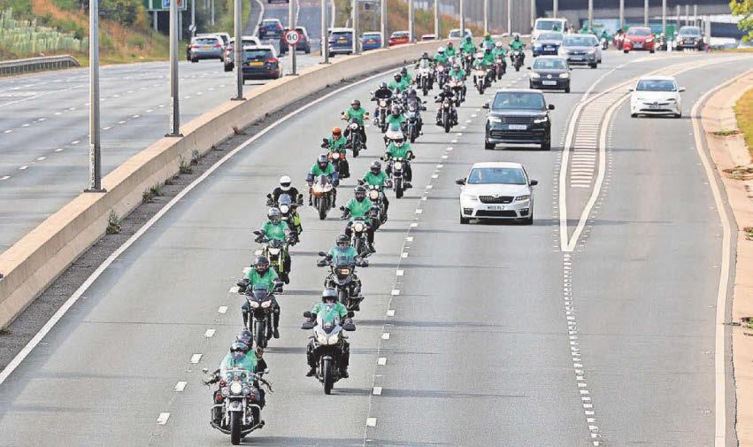 Charity bikers convoy helps raise vital funds