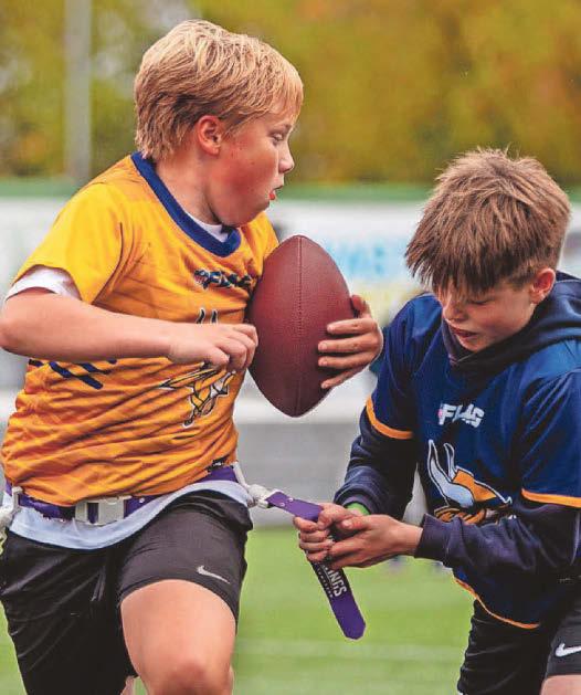 Vikings touch down in North East with schools competition