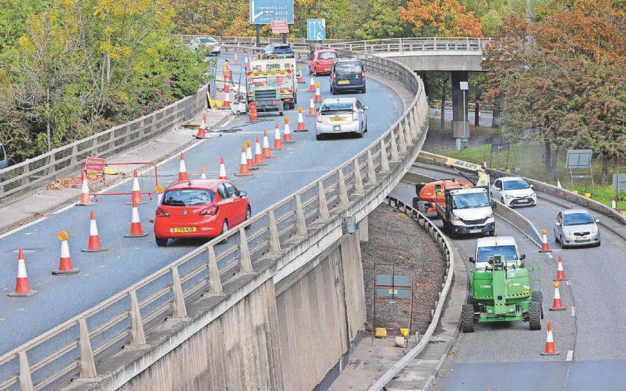 Big delays for drivers as major repairs begin on Central Motorway