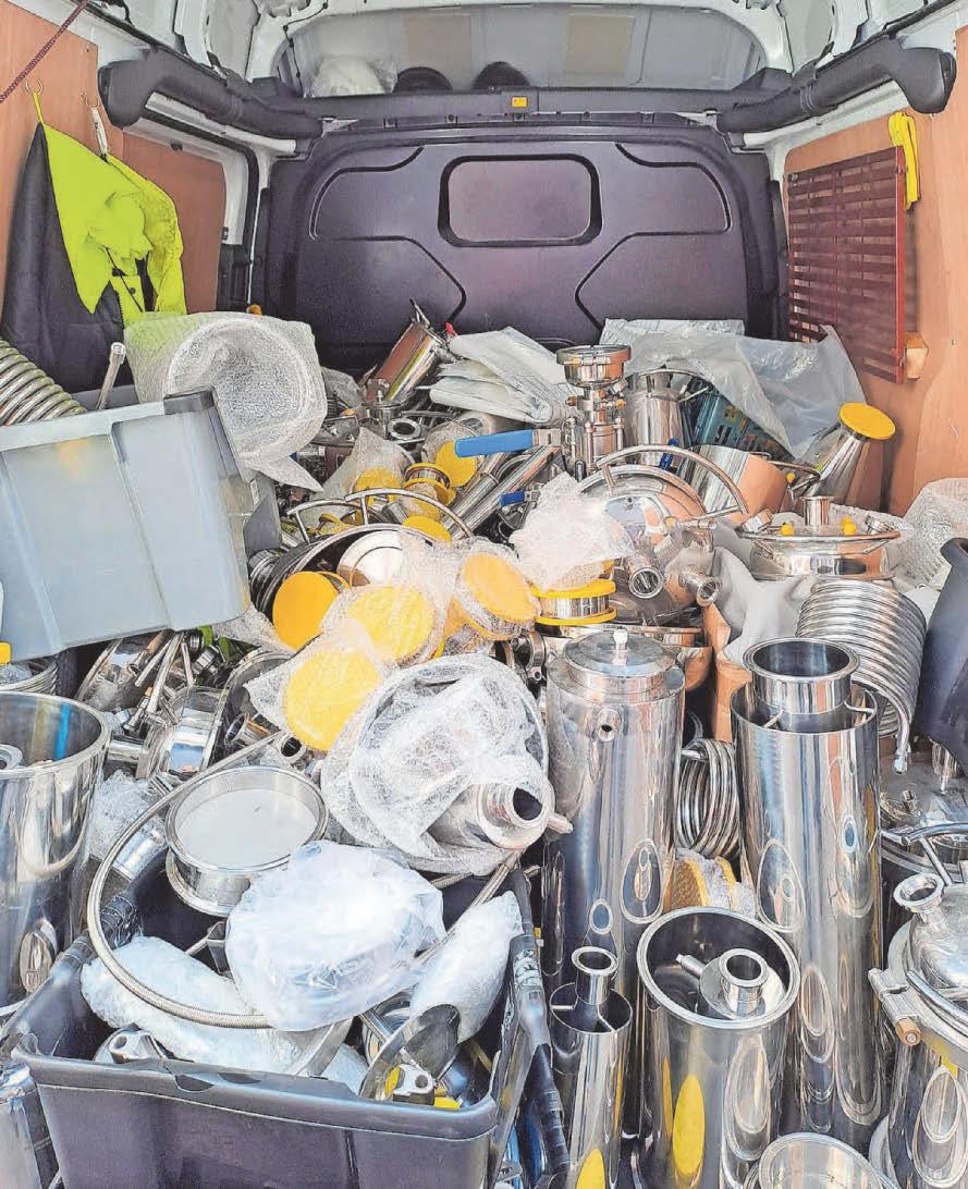 Cannabis 'shatter' equipment seized