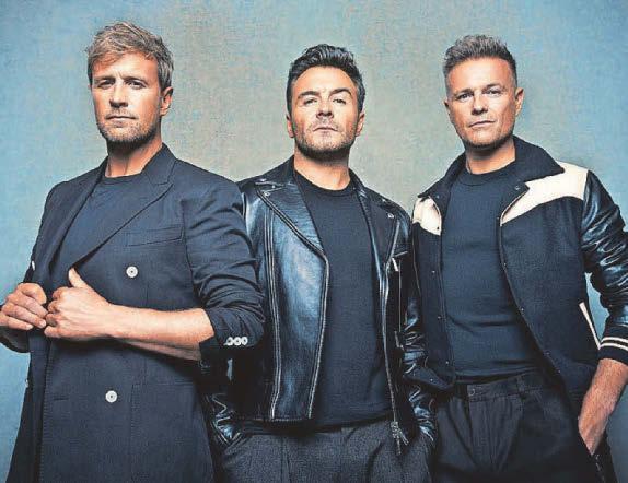 Westlife 'Flying Without Wings' into city as part of world tour