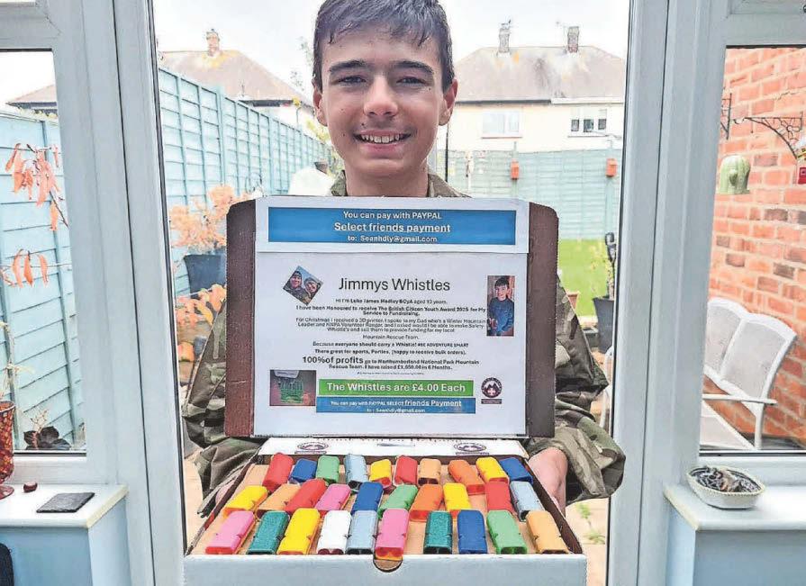 Thirteen-year-old dedicated hours to charity campaigns