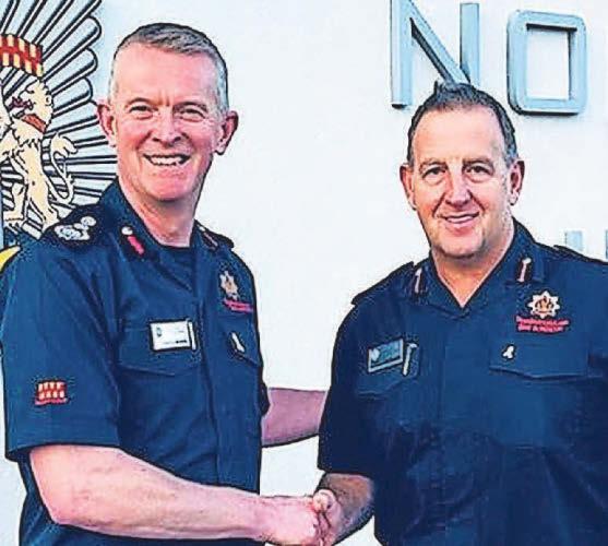 Fire chief leaves service after earlier suspension