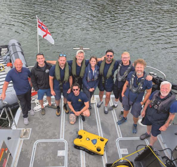 Restored reef in river to provide a home for thousands of oysters