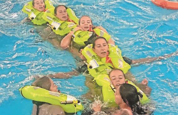Ambitious sailing team trains at offshore centre